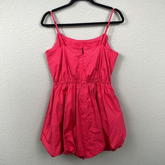 NWT Jason Wu Hibiscus Pink Iris Poplin Bubble Mini Dress Sz 10 - Picture 8 of 16